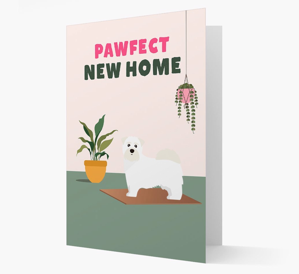 'Pawfect New Home' - Personalised {breedFullName} Card