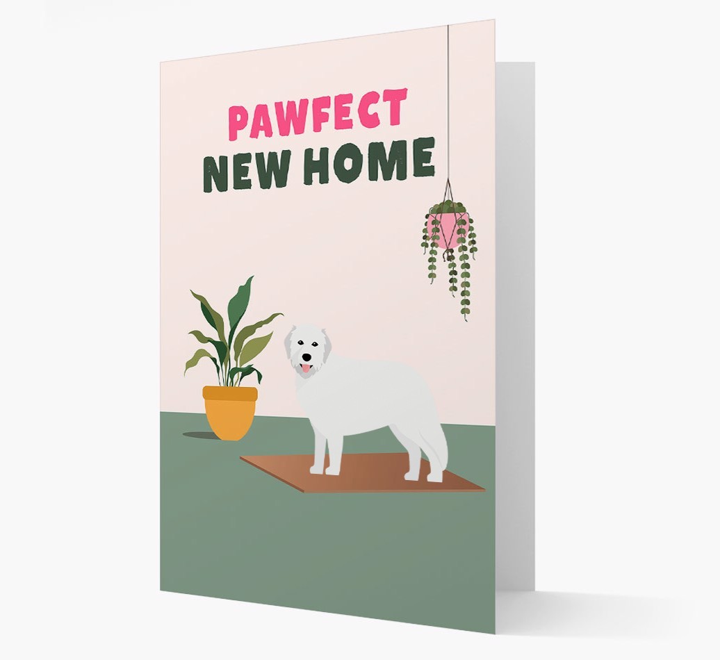 'Pawfect New Home' - Personalised {breedFullName} Card