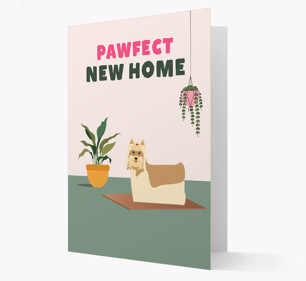 'Pawfect New Home' - Personalized {breedFullName} Card