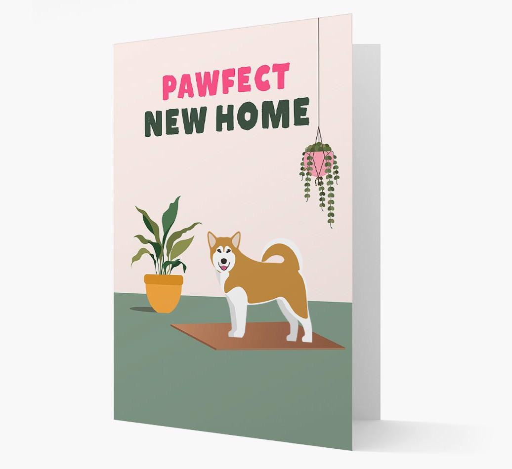 'Pawfect New Home' - Personalized {breedFullName} Card