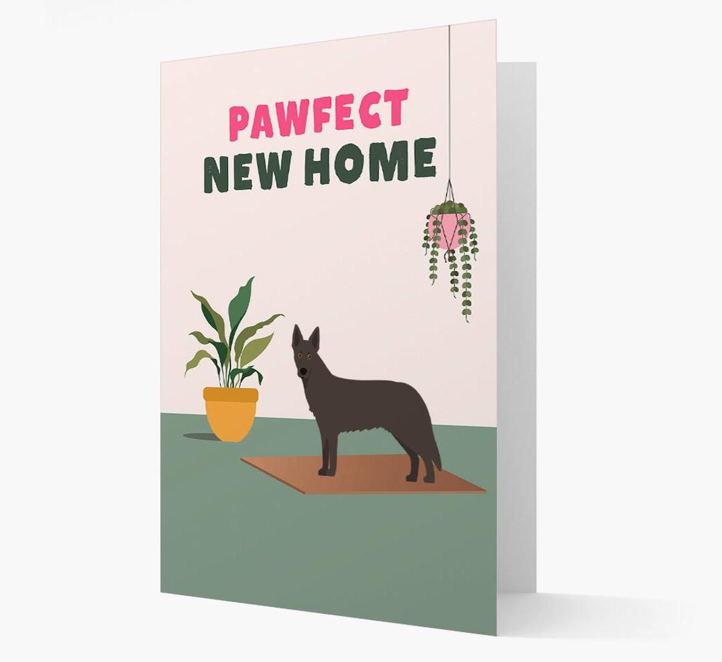 'Pawfect New Home' - Personalized {breedFullName} Card