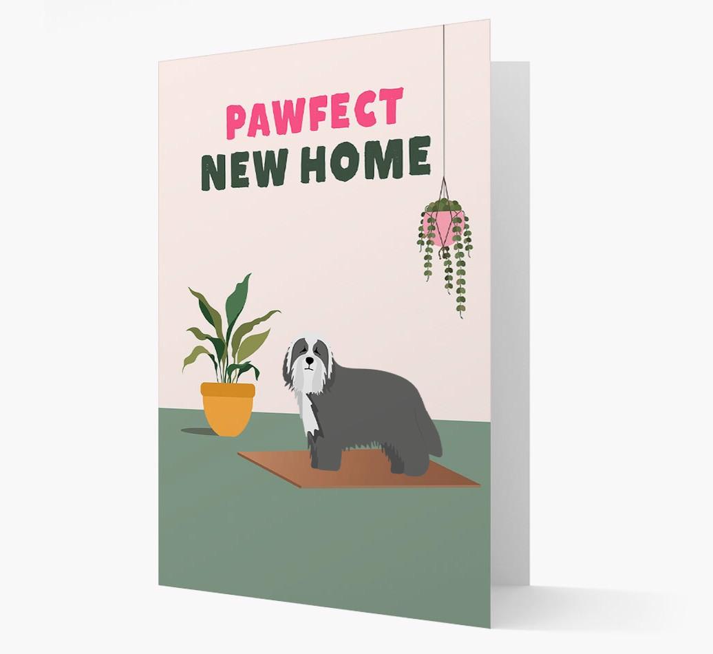 'Pawfect New Home' - Personalized {breedFullName} Card