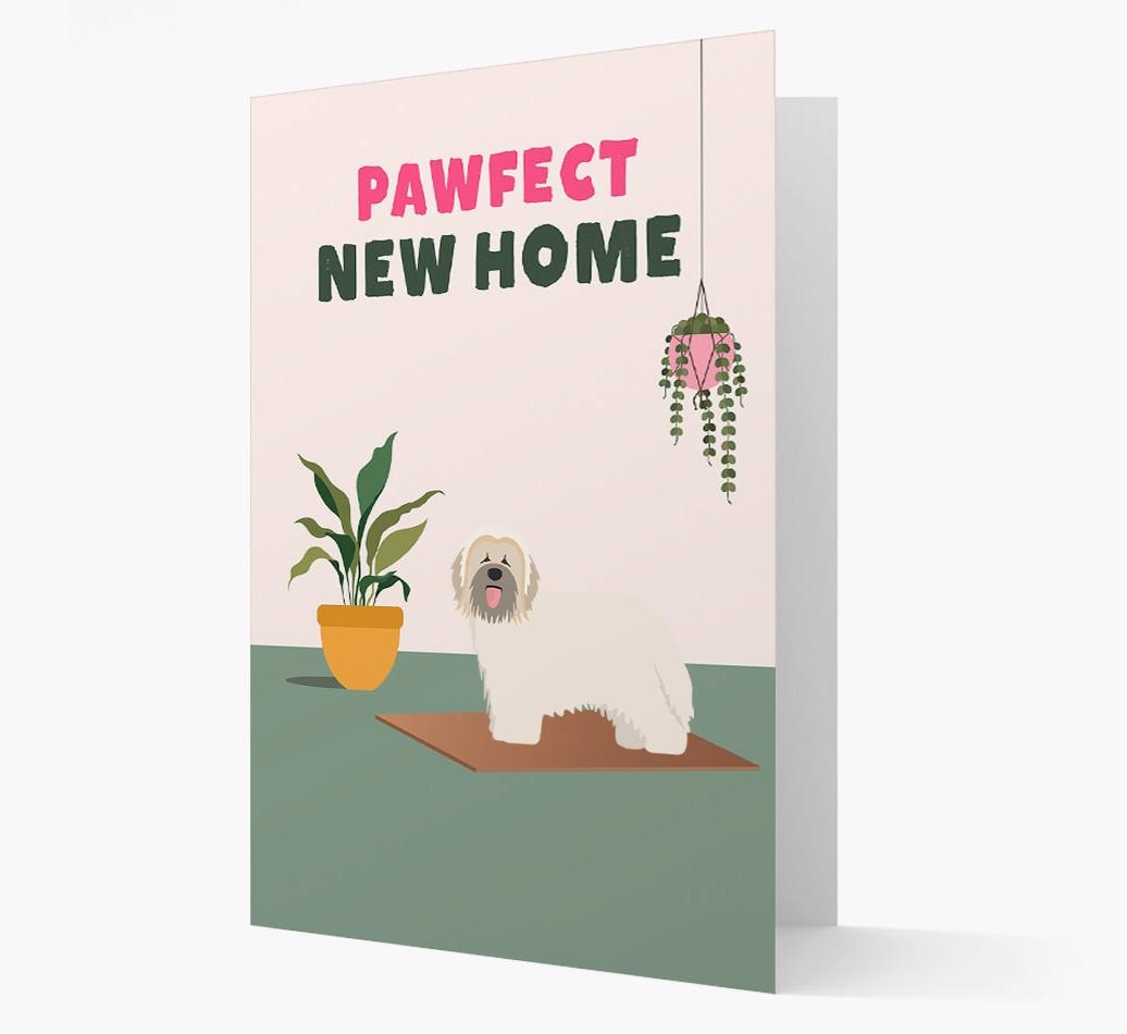 'Pawfect New Home' - Personalized {breedFullName} Card