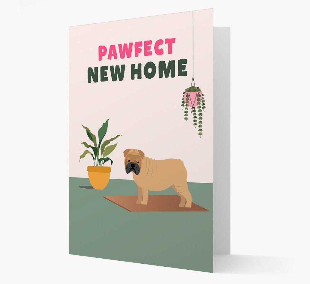 'Pawfect New Home' - Personalized {breedFullName} Card