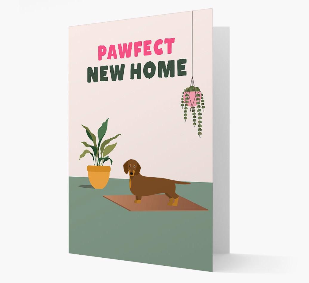 'Pawfect New Home' - Personalized {breedFullName} Card