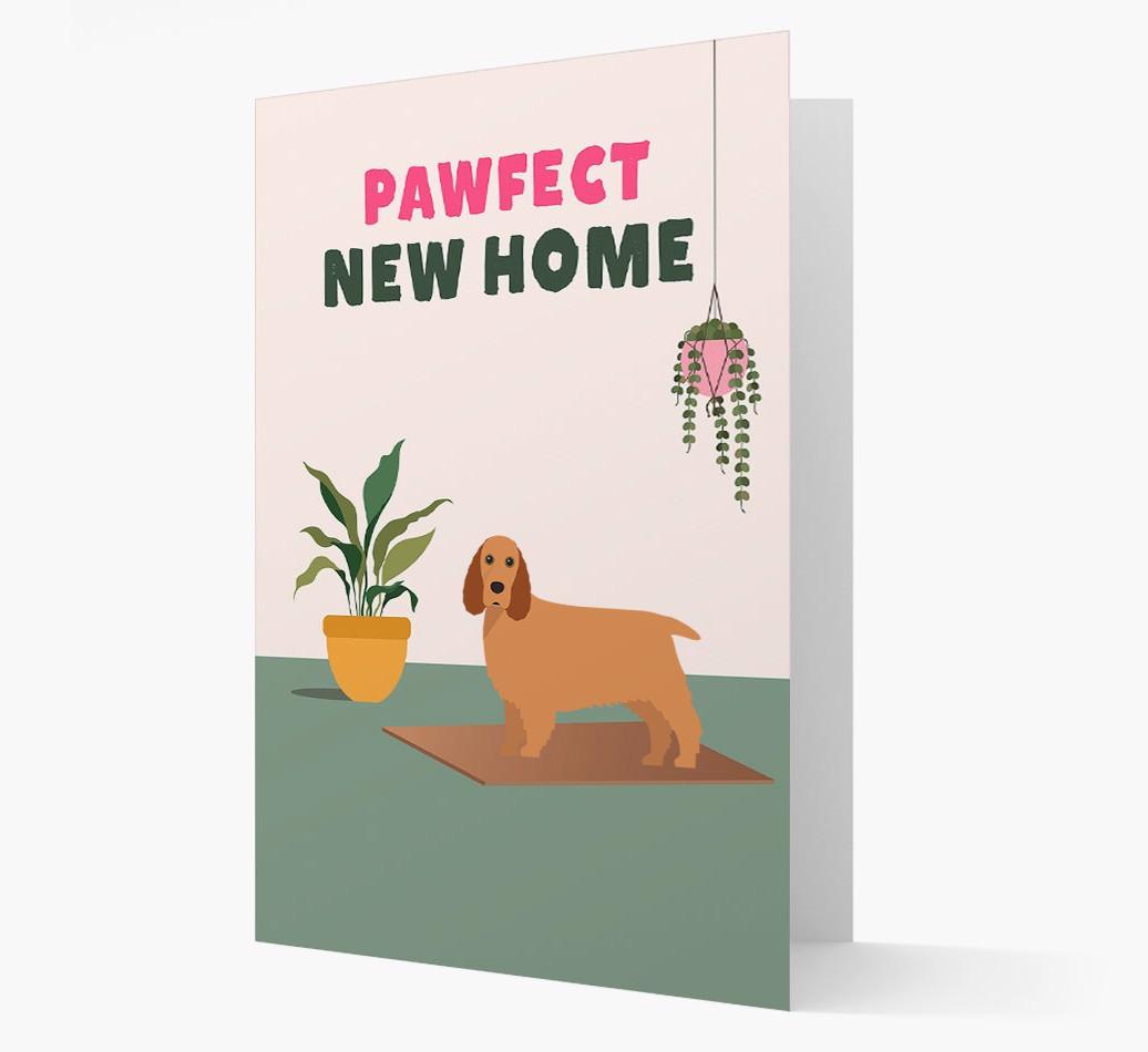 'Pawfect New Home' - Personalized {breedFullName} Card