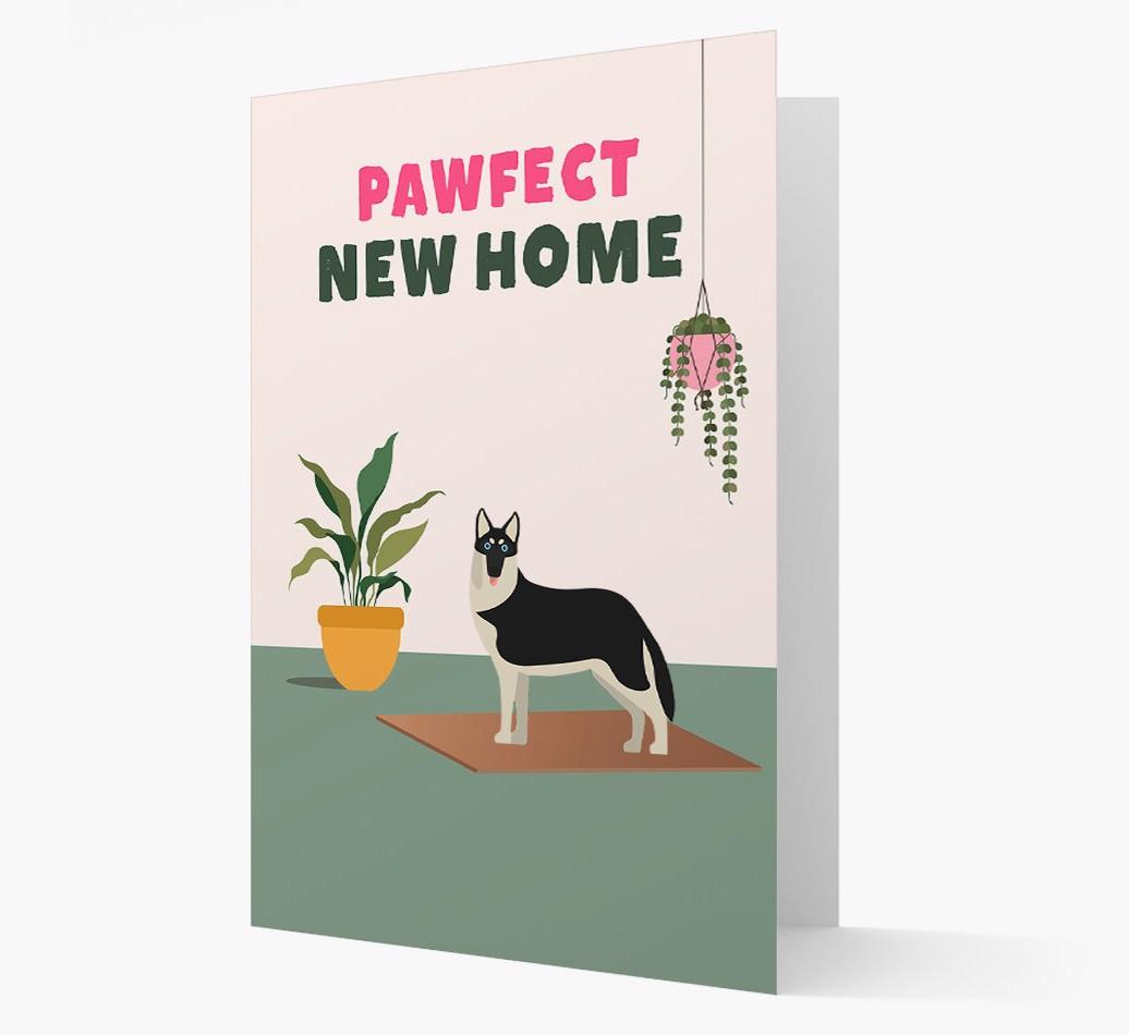 'Pawfect New Home' - Personalized {breedFullName} Card