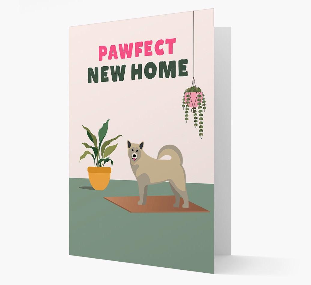 'Pawfect New Home' - Personalized {breedFullName} Card