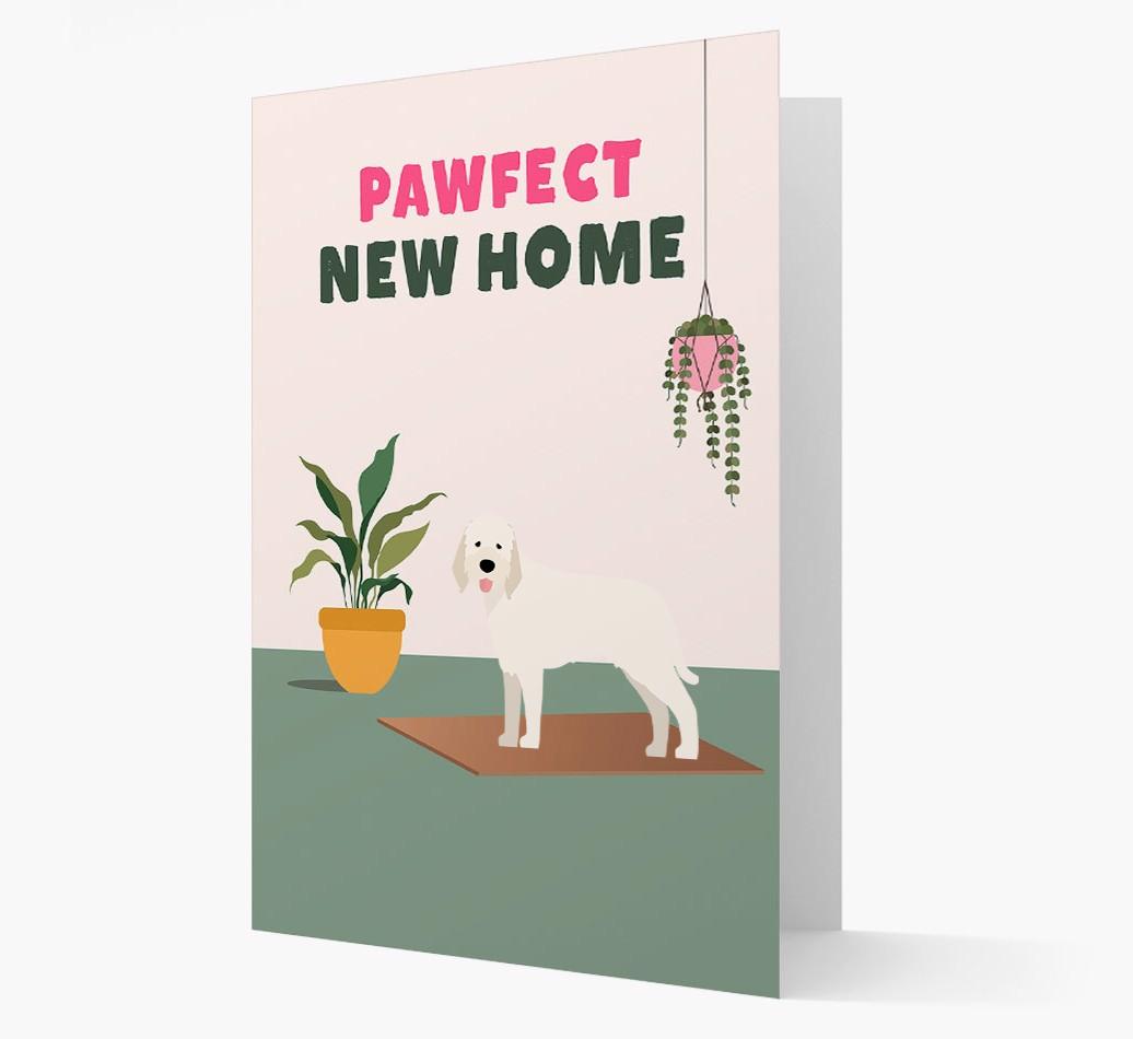 'Pawfect New Home' - Personalized {breedFullName} Card