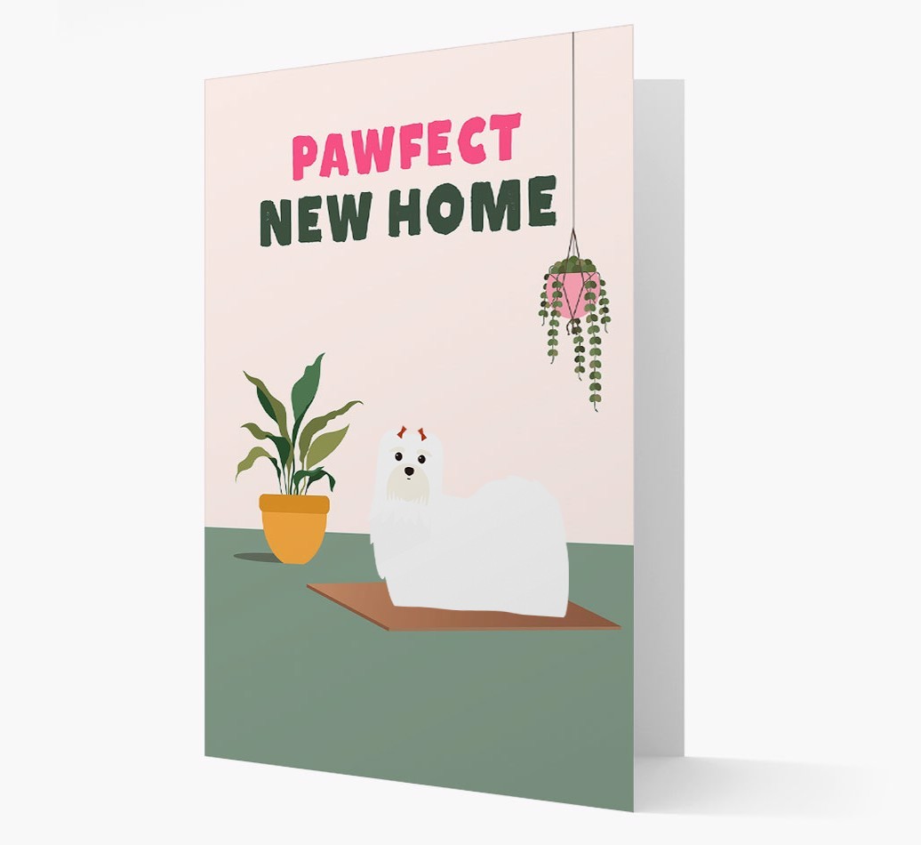 'Pawfect New Home' - Personalized {breedFullName} Card