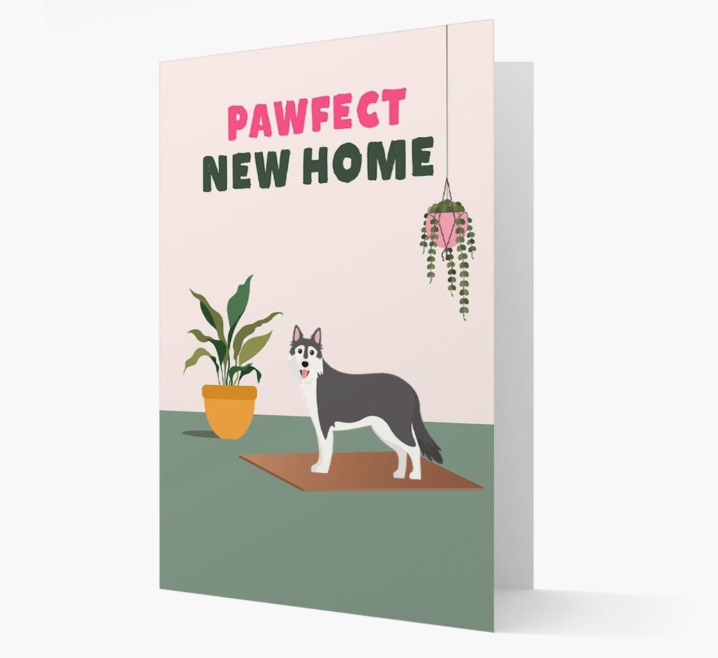 'Pawfect New Home' - Personalized {breedFullName} Card