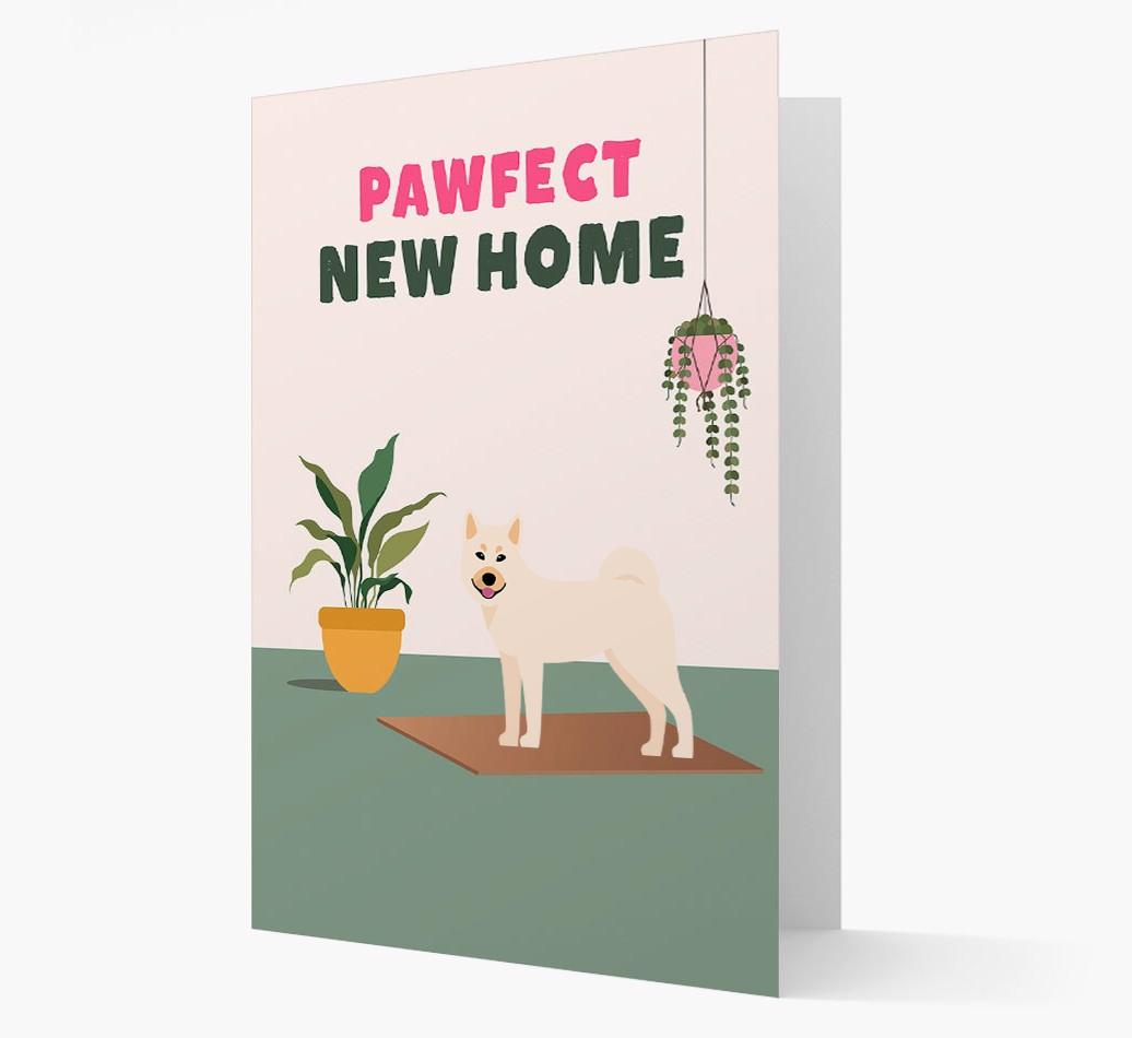 'Pawfect New Home' - Personalized {breedFullName} Card