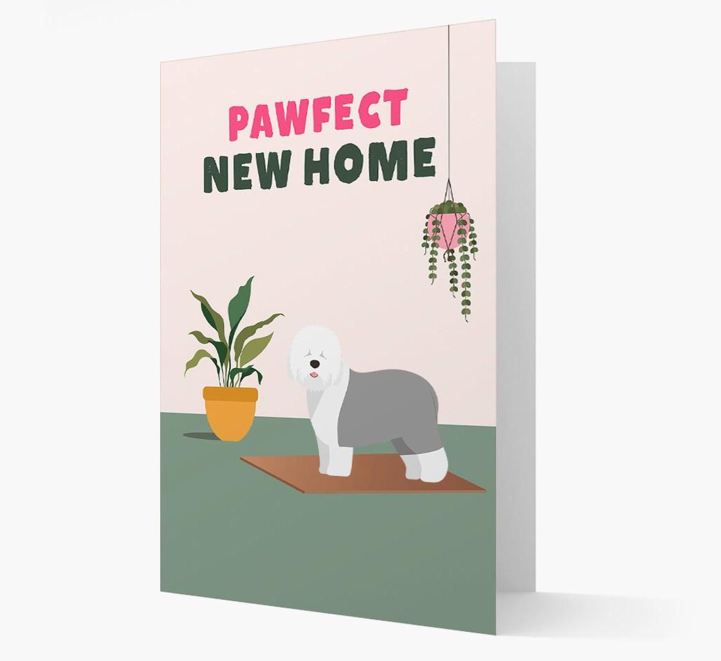 'Pawfect New Home' - Personalized {breedFullName} Card