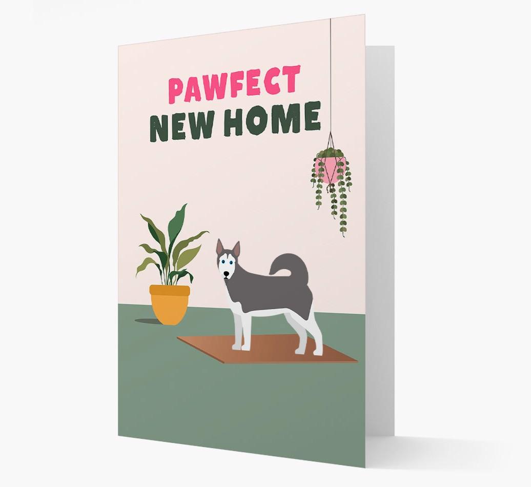 'Pawfect New Home' - Personalized {breedFullName} Card