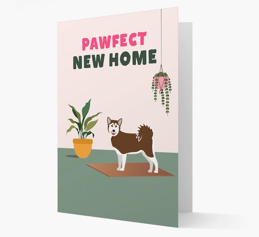 'Pawfect New Home' - Personalized {breedFullName} Card