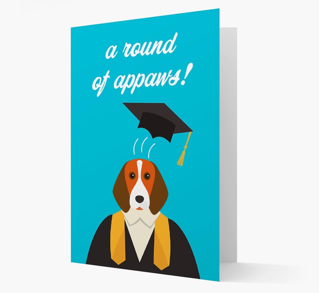 'A Round of Appaws!' - Personalised {breedFullName} Card