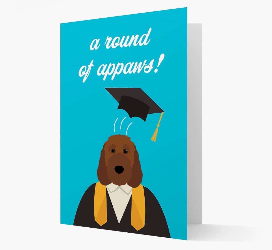 'A Round of Appaws!' - Personalised {breedFullName} Card