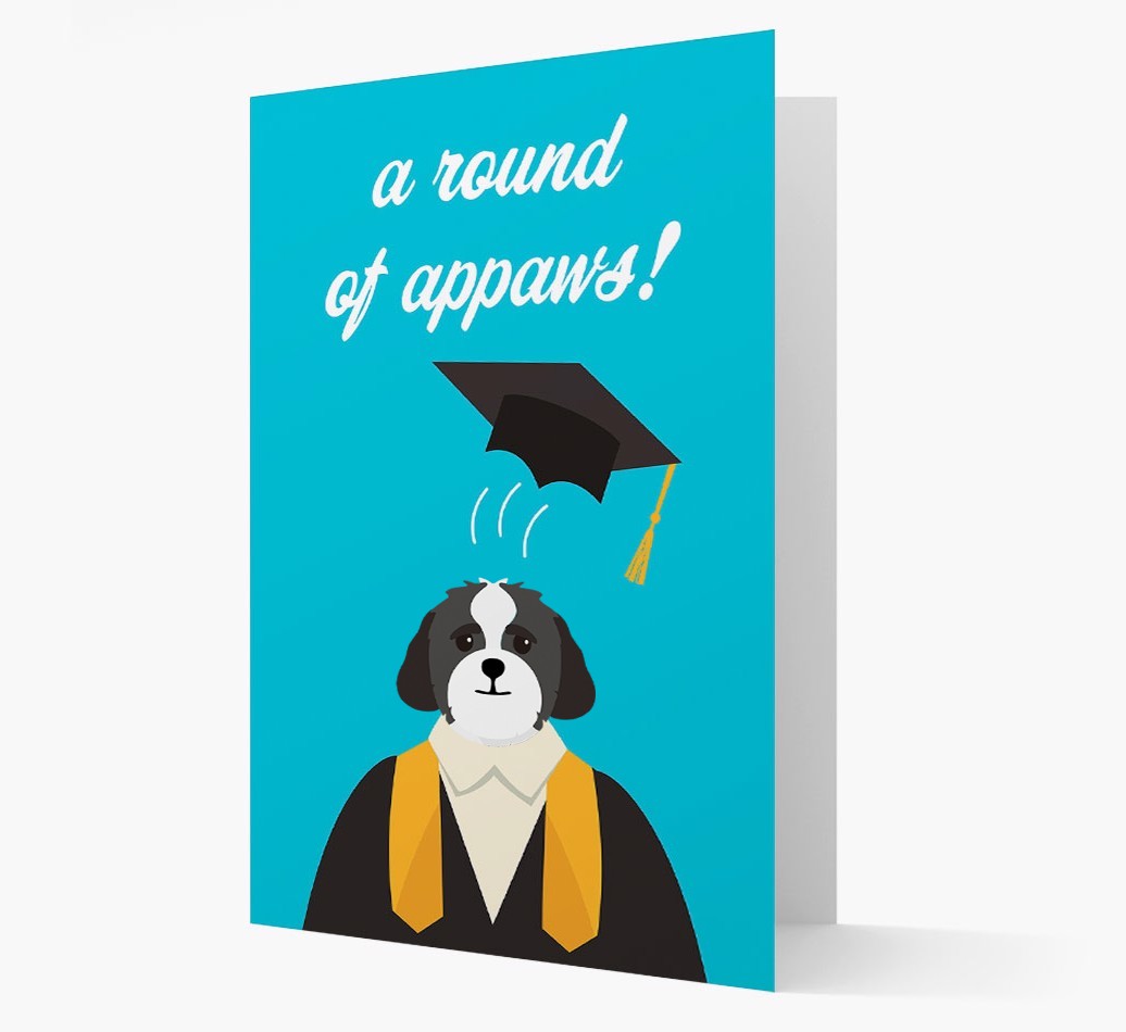 'A Round of Appaws!' - Personalised {breedFullName} Card