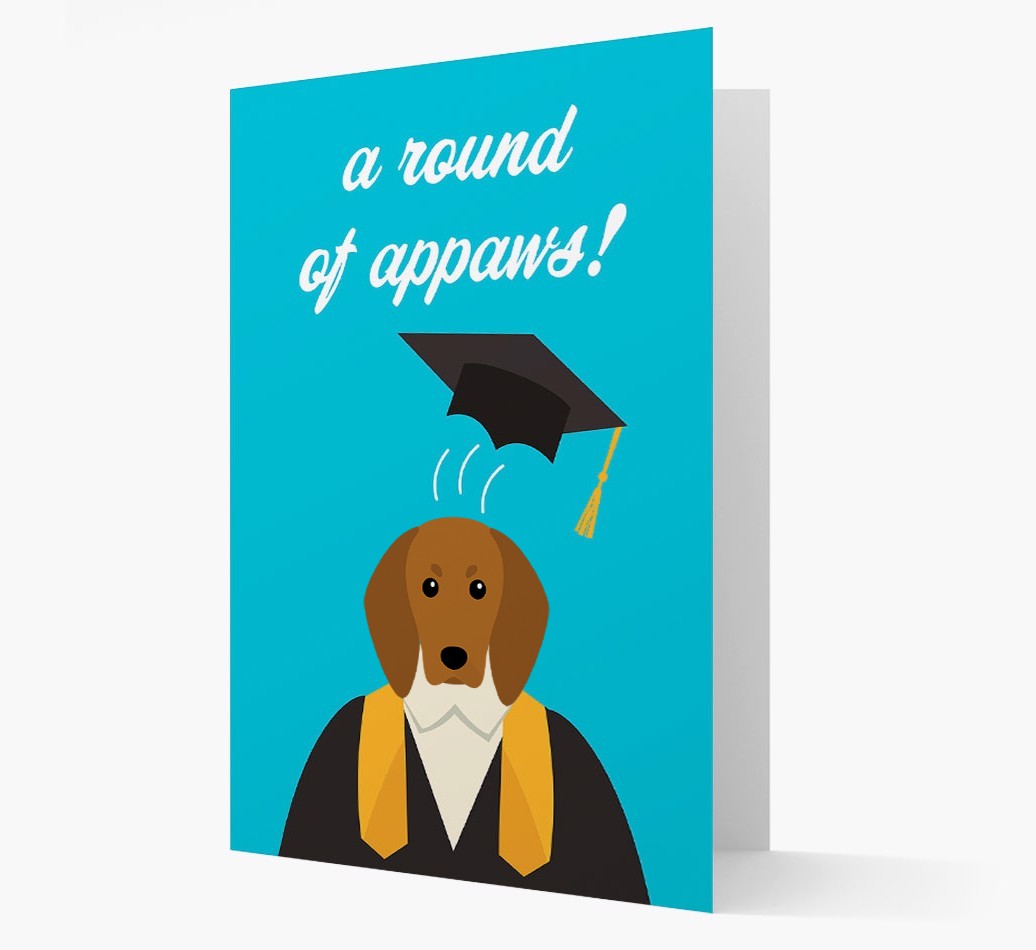 'A Round of Appaws!' - Personalised {breedFullName} Card