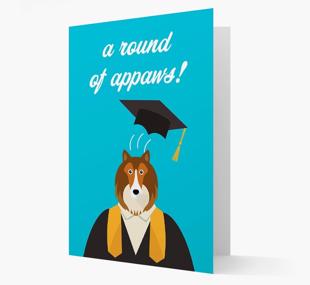 'A Round of Appaws!' - Personalised {breedFullName} Card