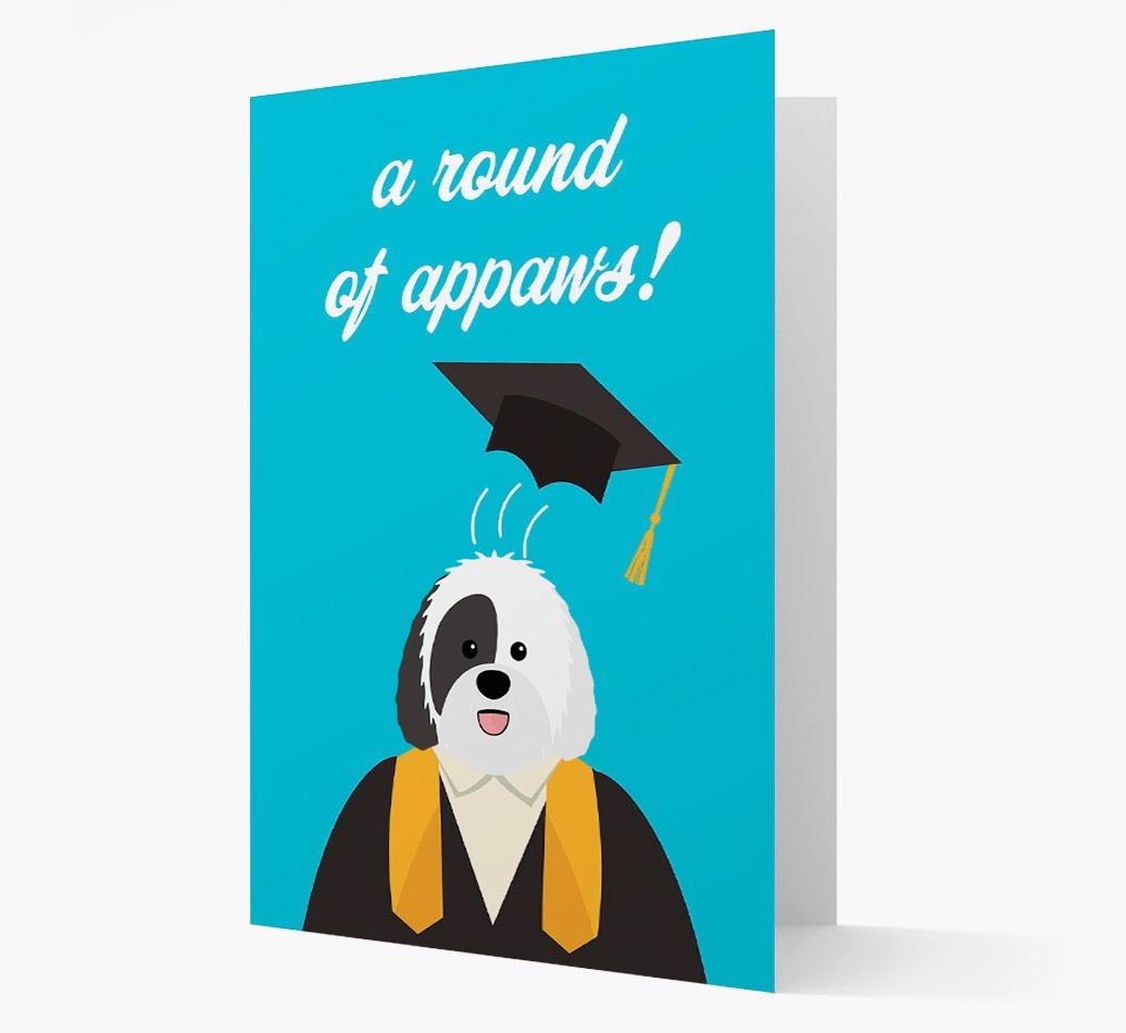 'A Round of Appaws!' - Personalised {breedFullName} Card