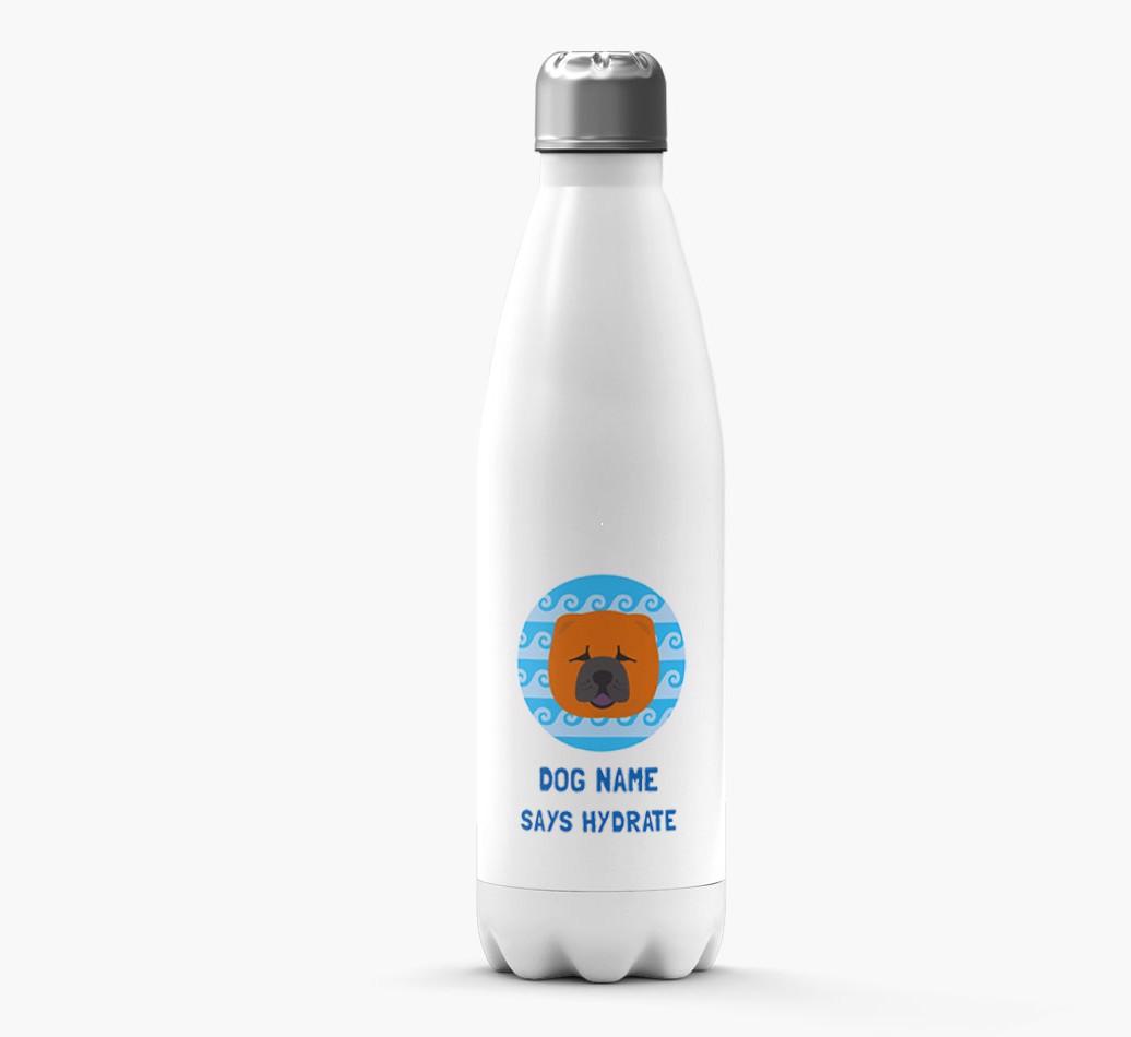 'Says Hydrate' - Personalized {breedFullName} Water Bottle