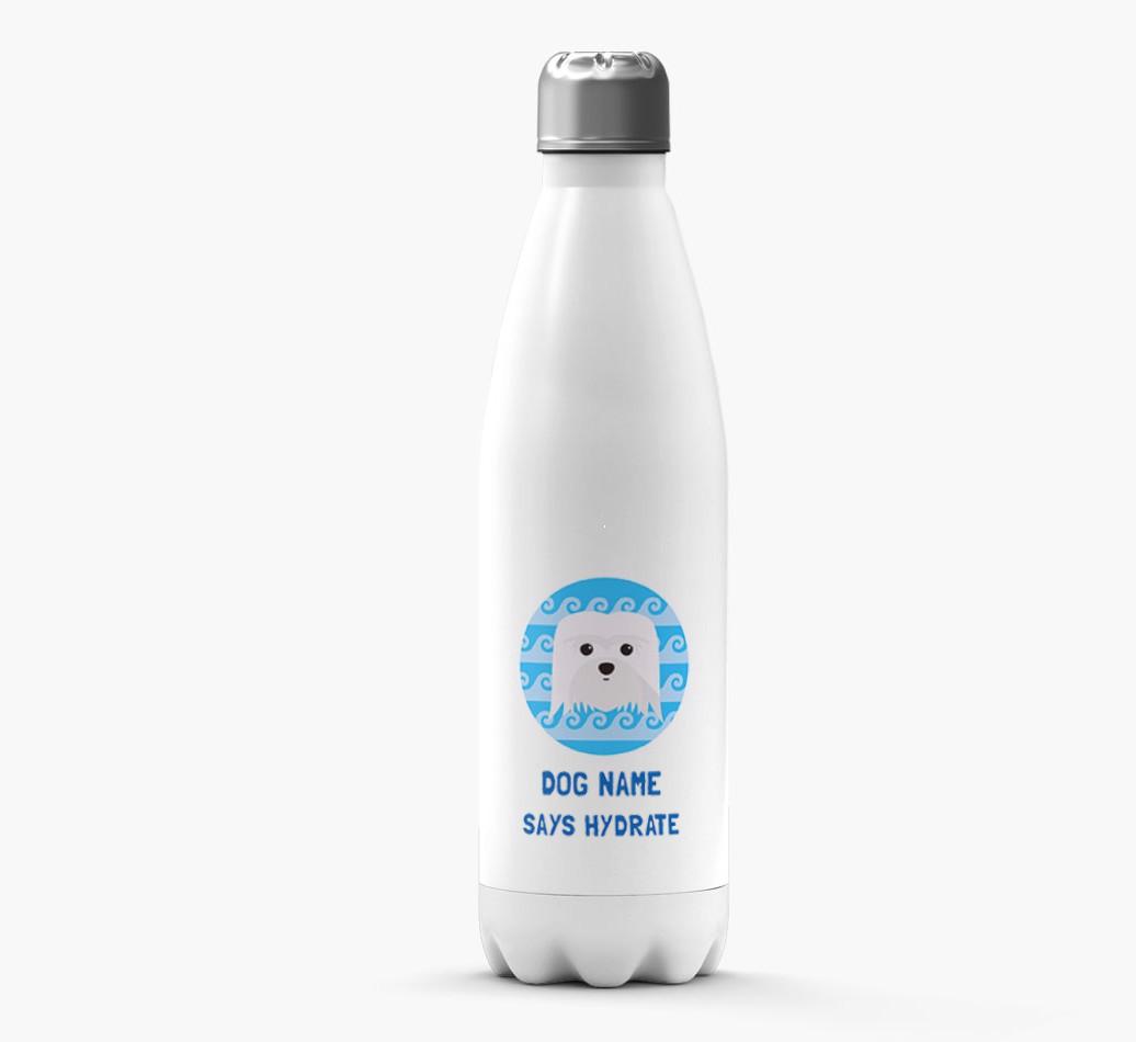 'Says Hydrate' - Personalized {breedFullName} Water Bottle