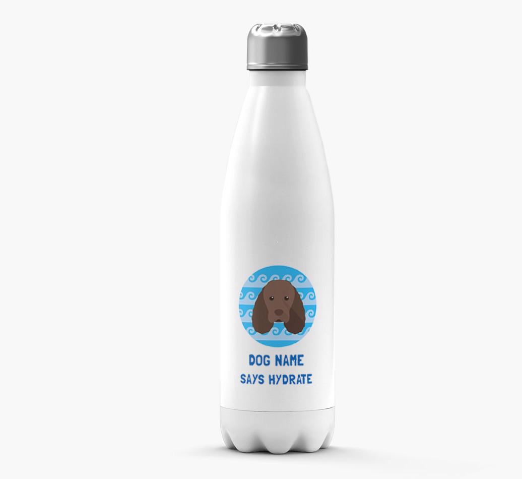 'Says Hydrate' - Personalized {breedFullName} Water Bottle