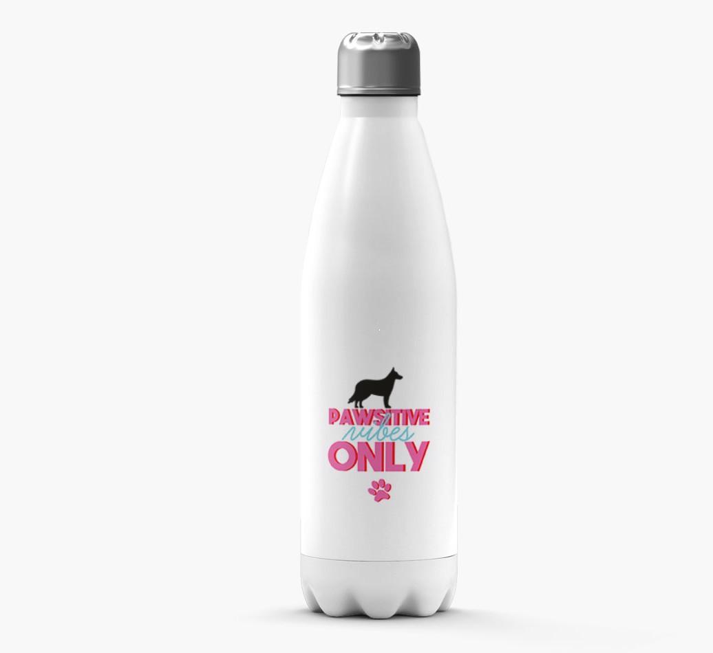 'Pawsitive Vibes Only' - Personalized {breedFullName} Water Bottle