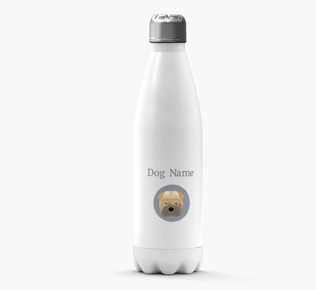 Personalized {breedFullName} Yappicon Water Bottle