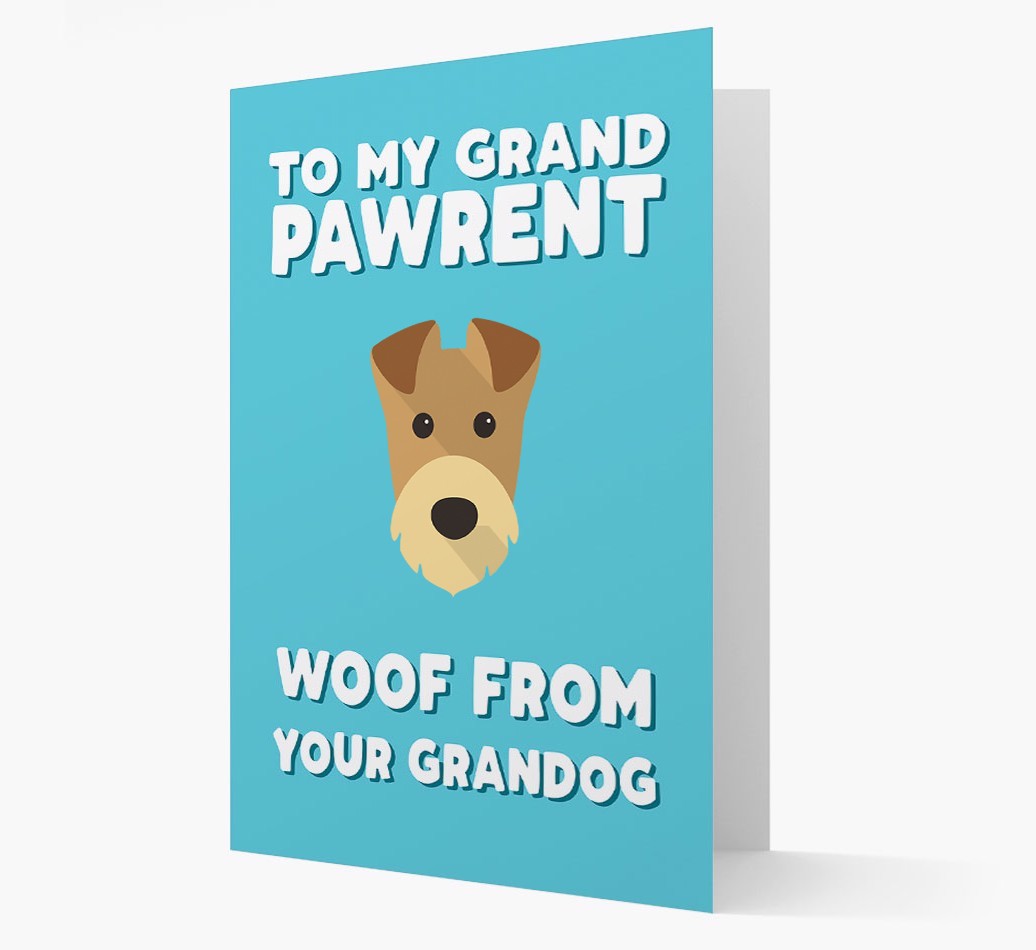 'To My Grandpawrent' - Personalised {breedFullName} Card