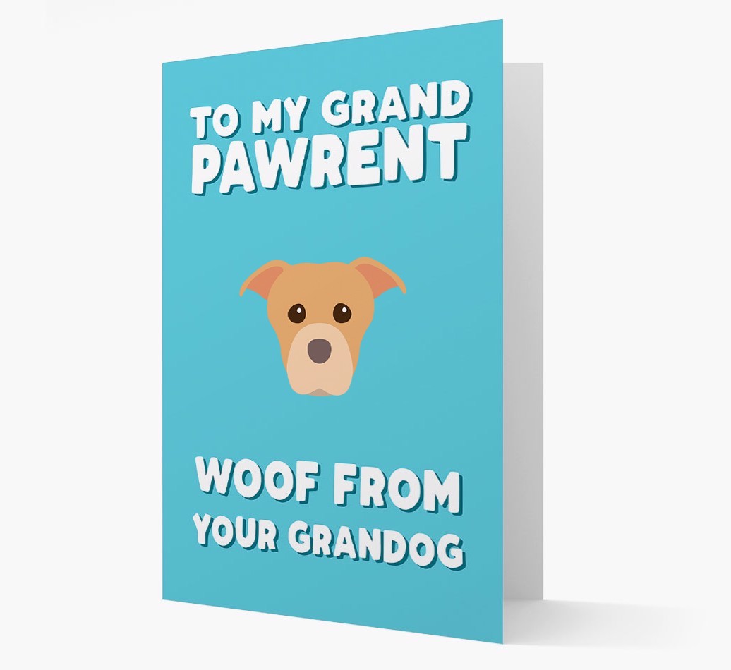 'To My Grandpawrent' - Personalised {breedFullName} Card