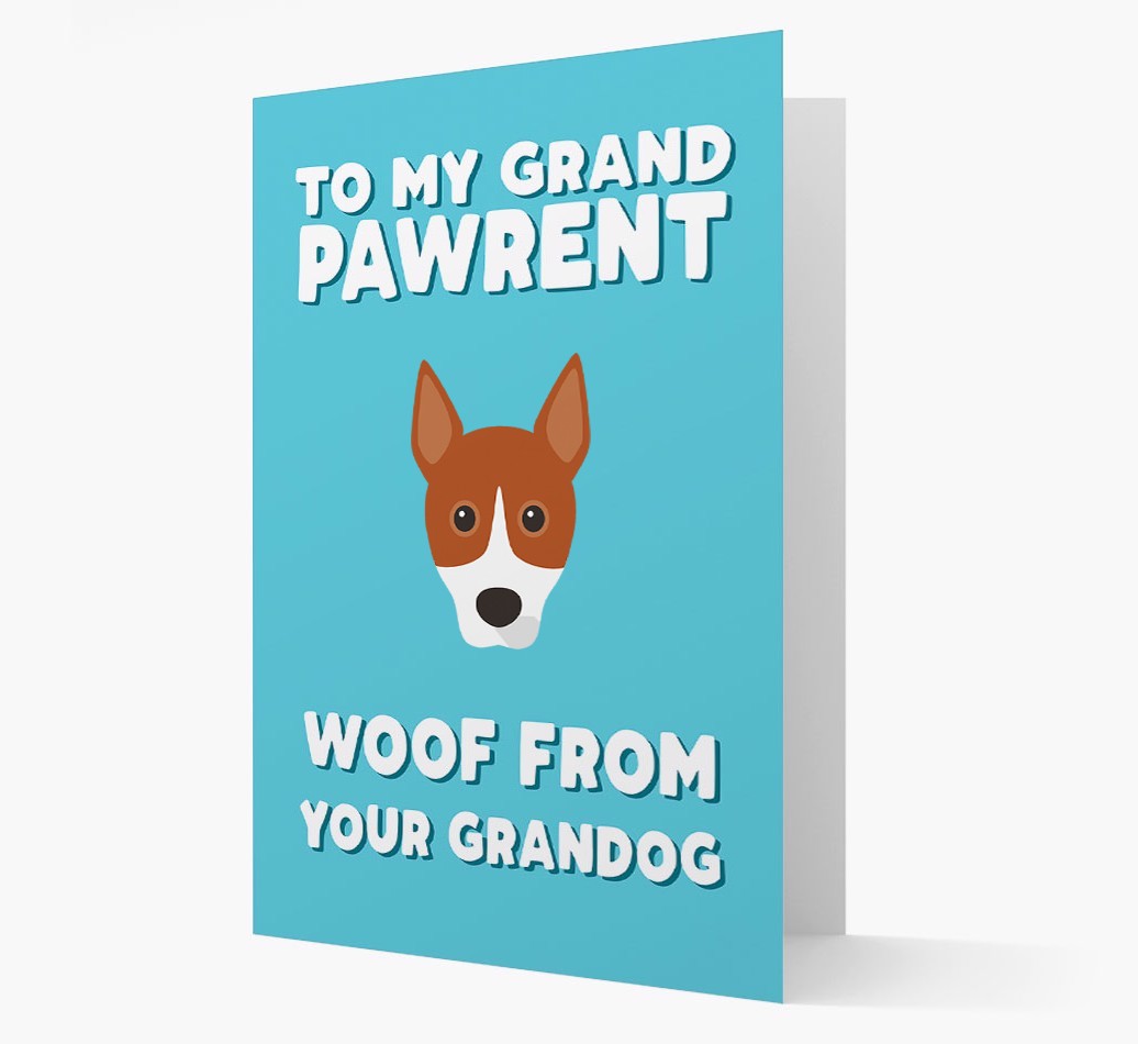 'To My Grandpawrent' - Personalised {breedFullName} Card