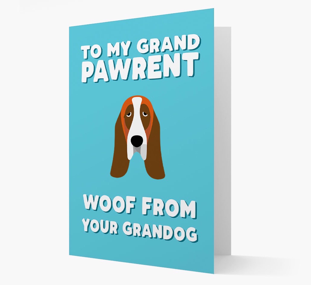 'To My Grandpawrent' - Personalised {breedFullName} Card
