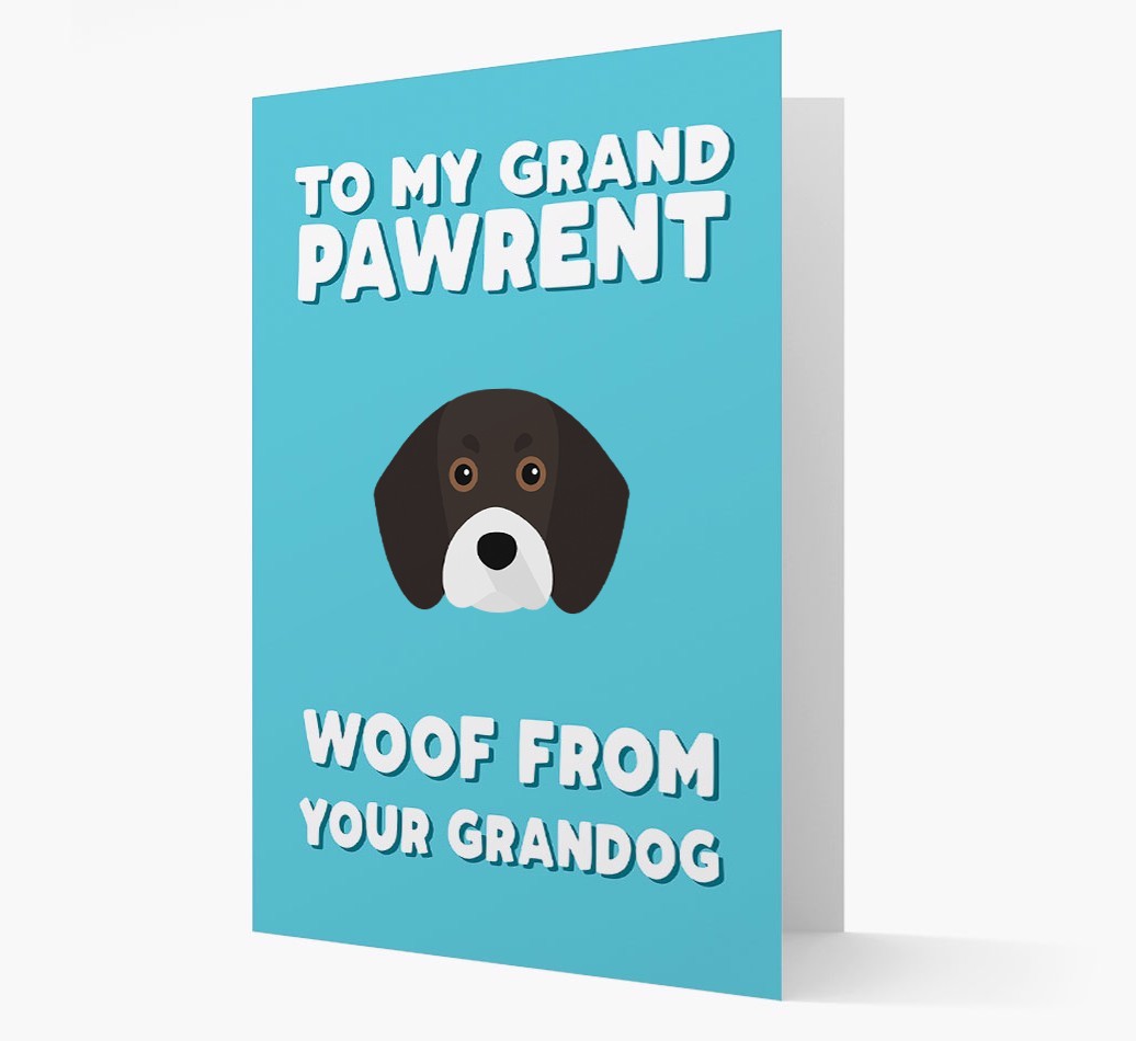 'To My Grandpawrent' - Personalised {breedFullName} Card