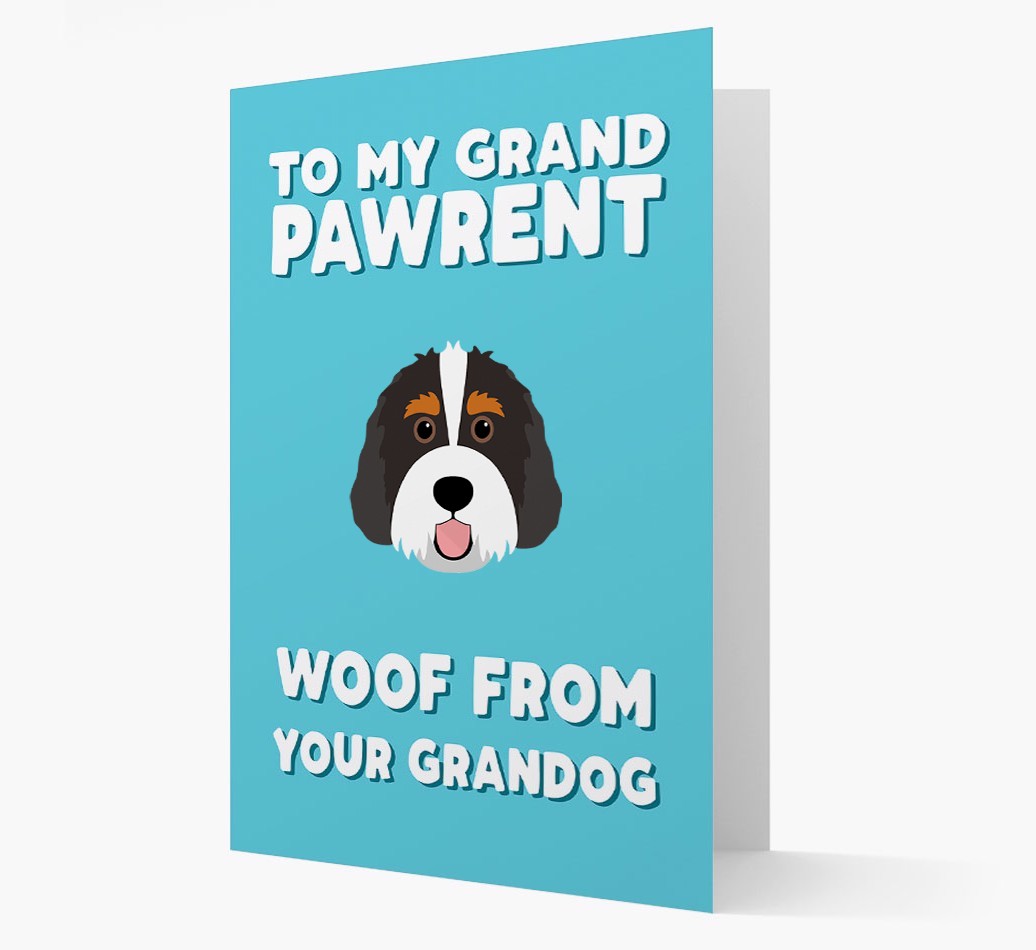 'To My Grandpawrent' - Personalised {breedFullName} Card