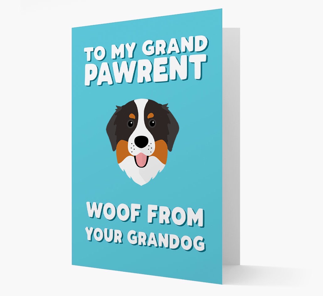'To My Grandpawrent' - Personalised {breedFullName} Card