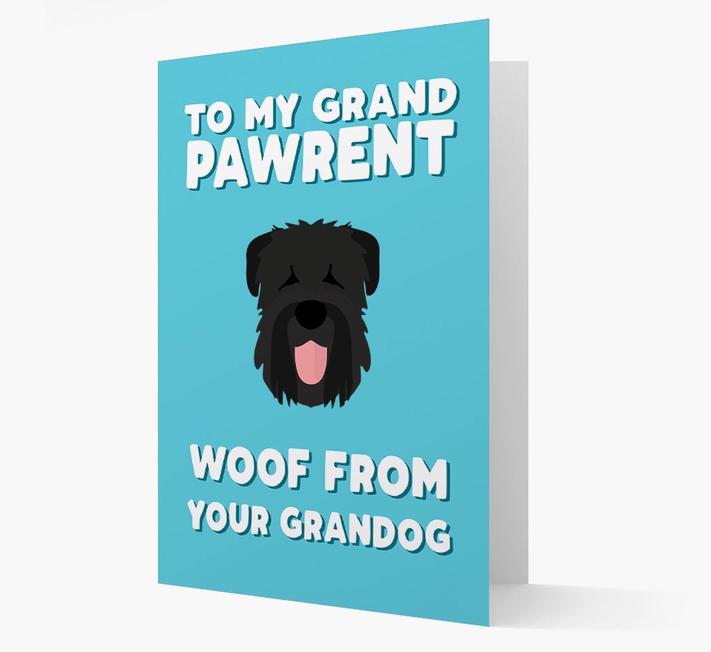 'To My Grandpawrent' - Personalised {breedFullName} Card