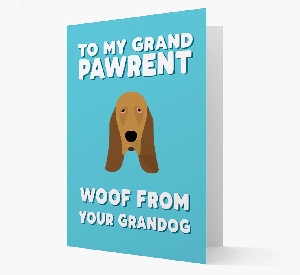'To My Grandpawrent' - Personalised {breedFullName} Card