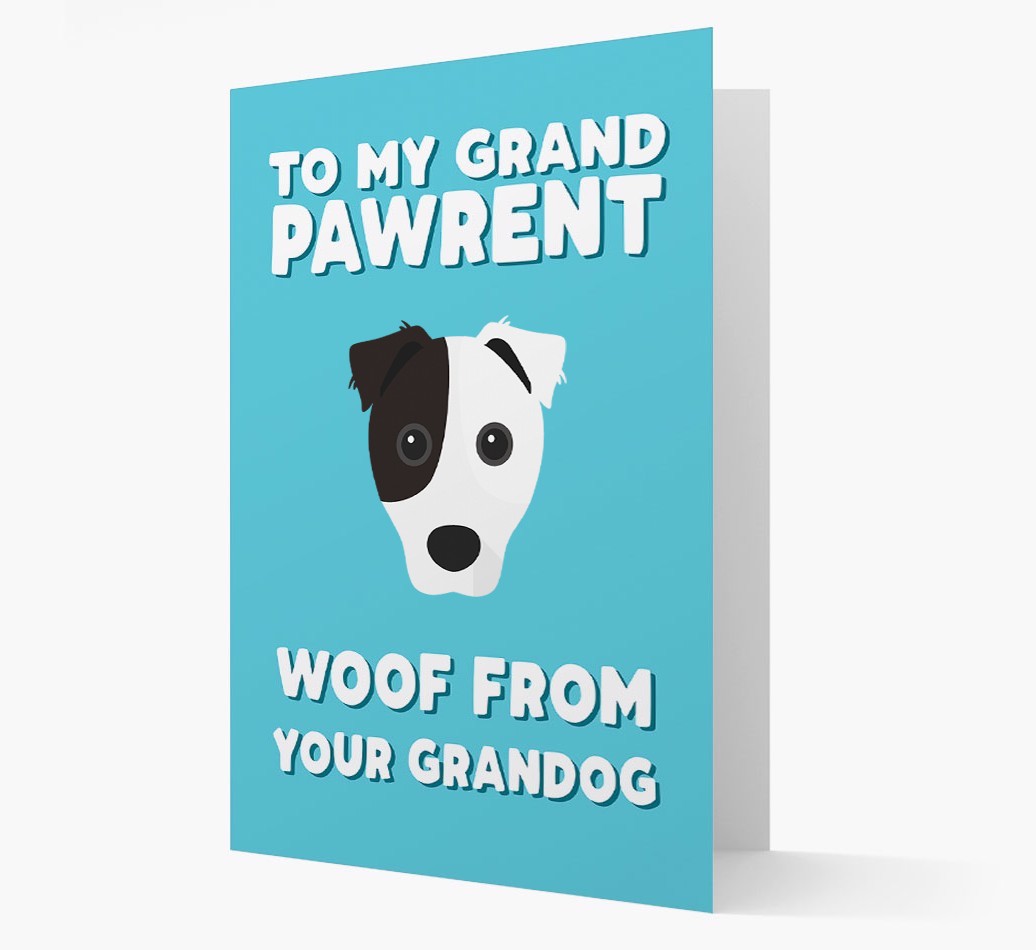 'To My Grandpawrent' - Personalised {breedFullName} Card