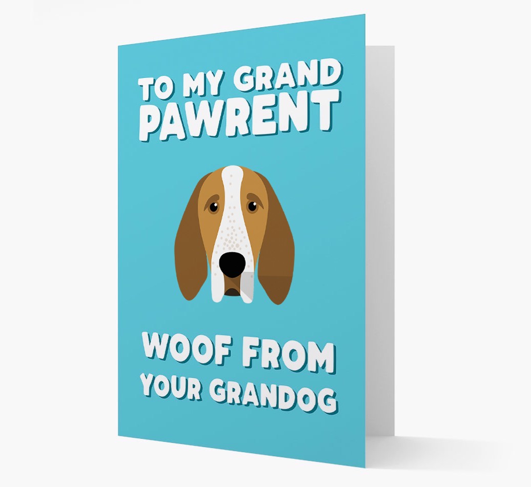 'To My Grandpawrent' - Personalised {breedFullName} Card