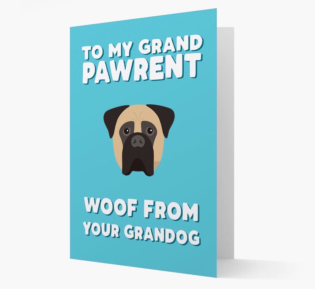 'To My Grandpawrent' - Personalised {breedFullName} Card