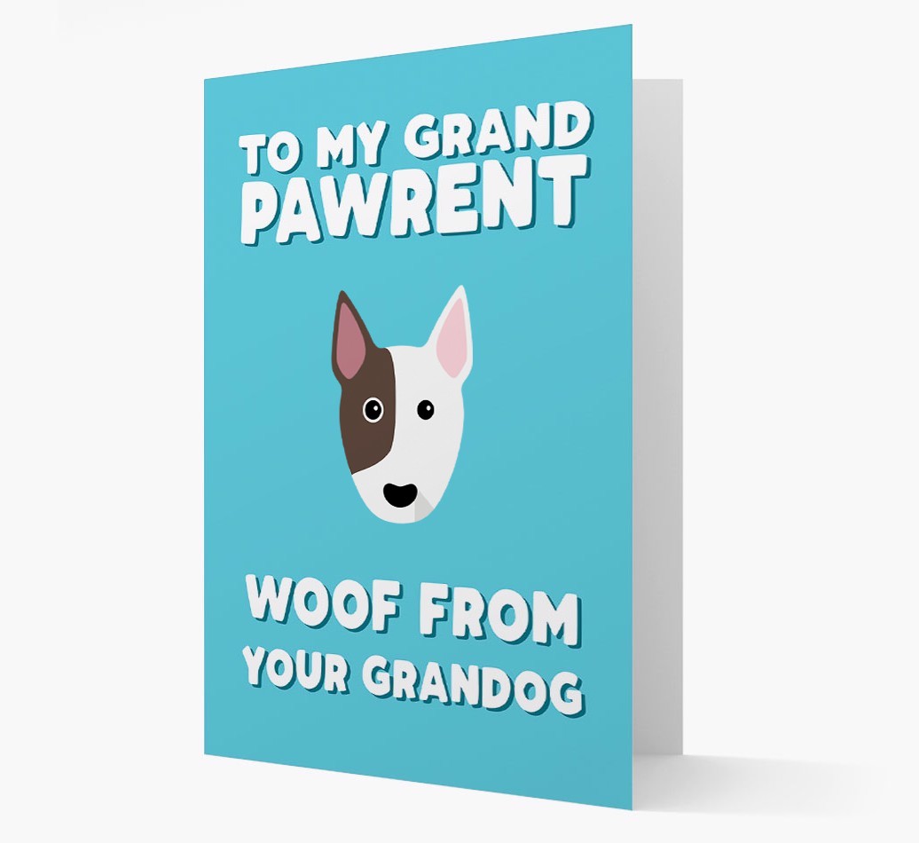 'To My Grandpawrent' - Personalised {breedFullName} Card
