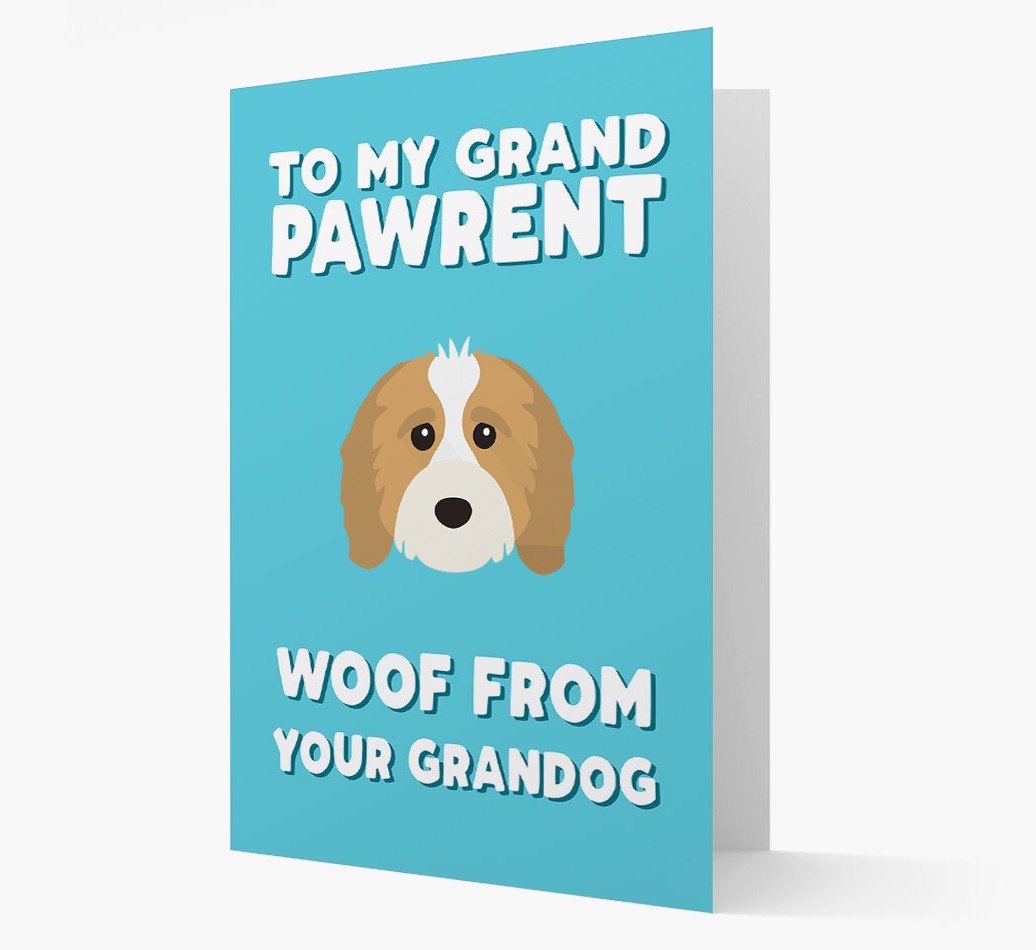 'To My Grandpawrent' - Personalised {breedFullName} Card