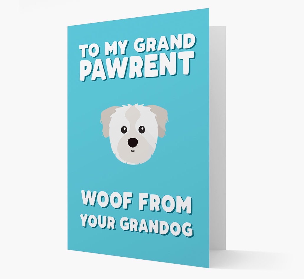 'To My Grandpawrent' - Personalised {breedFullName} Card