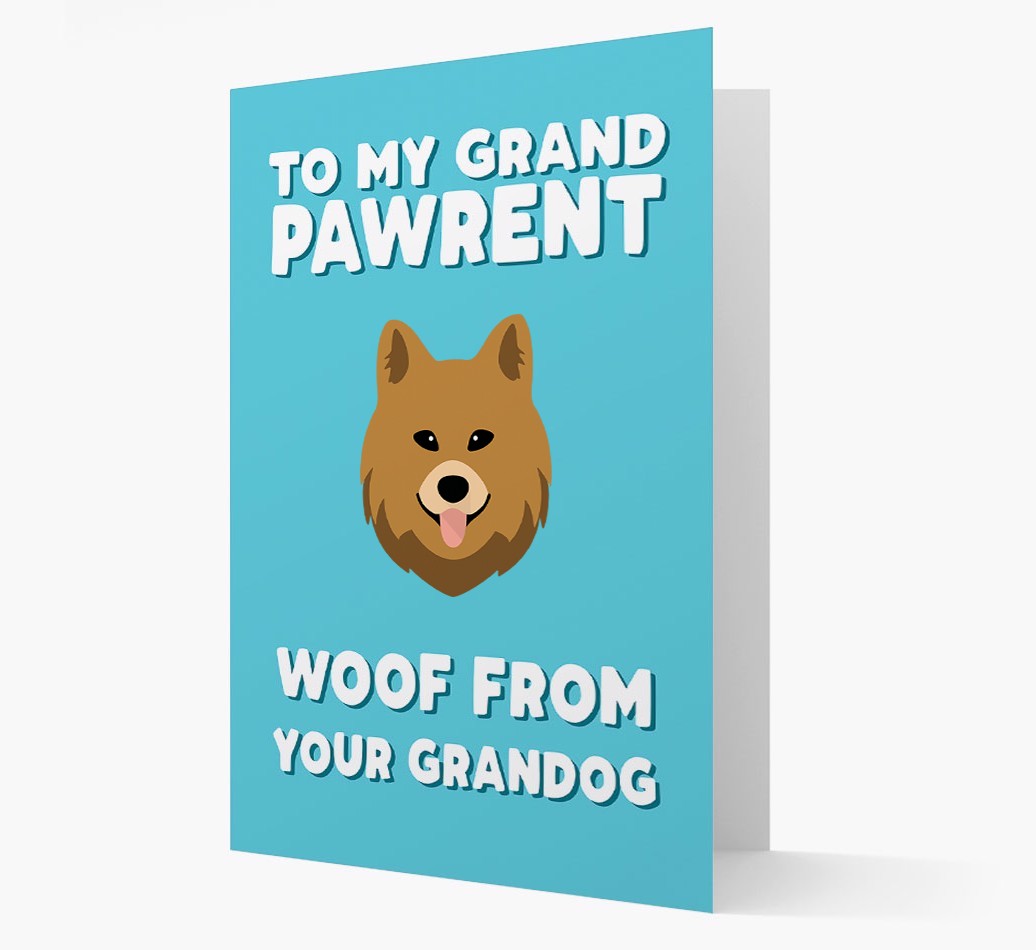 'To My Grandpawrent' - Personalised {breedFullName} Card