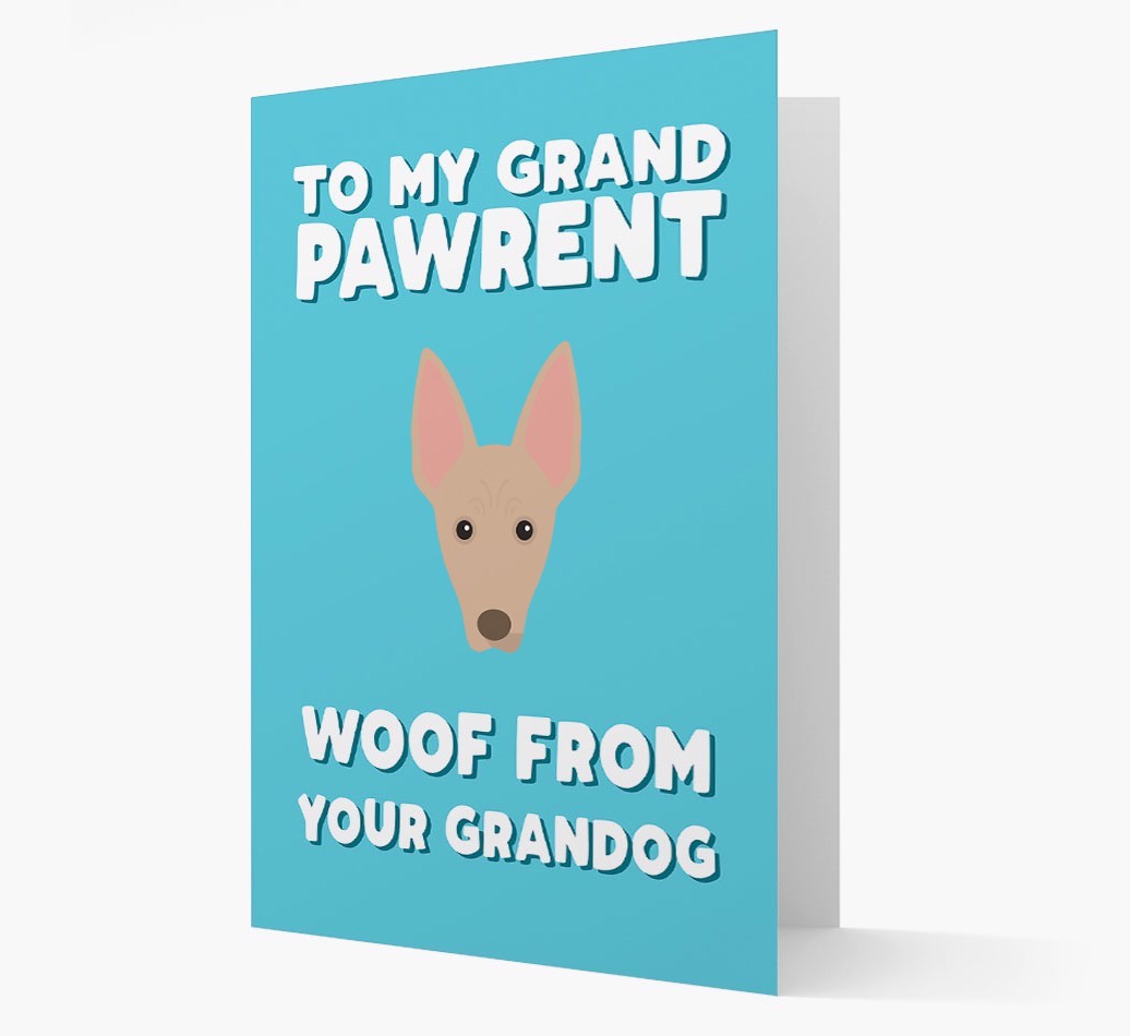 'To My Grandpawrent' - Personalised {breedFullName} Card