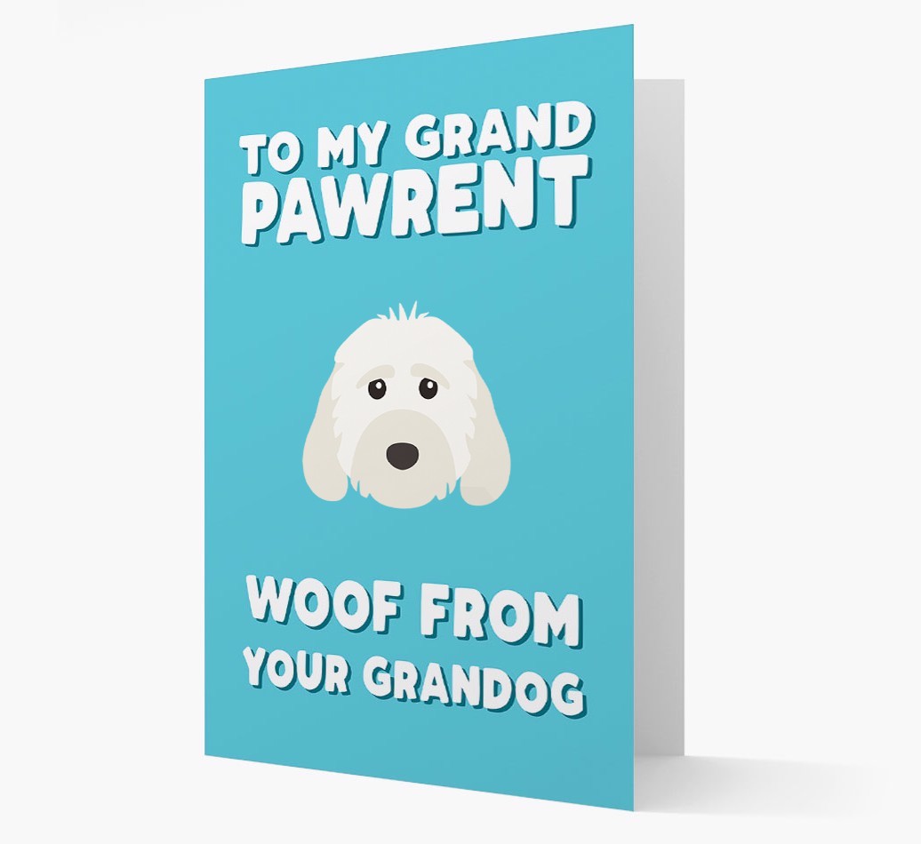 'To My Grandpawrent' - Personalised {breedFullName} Card