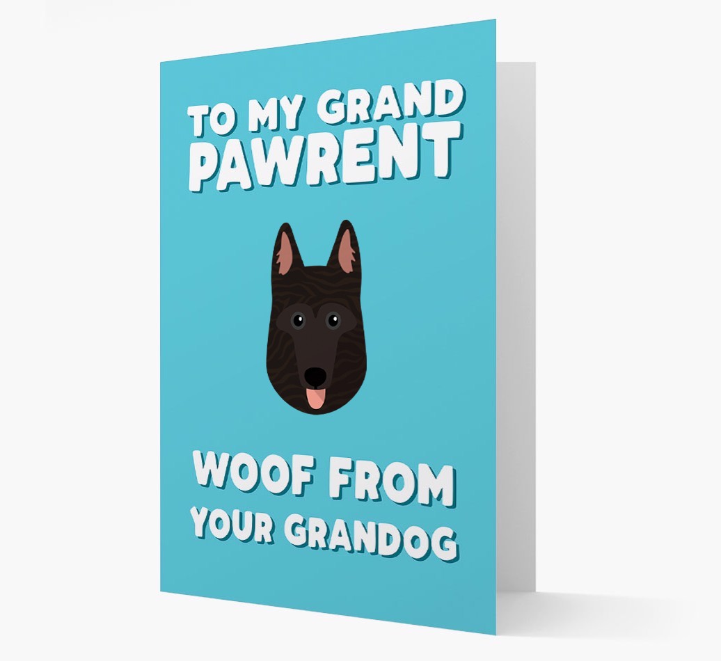 'To My Grandpawrent' - Personalised {breedFullName} Card