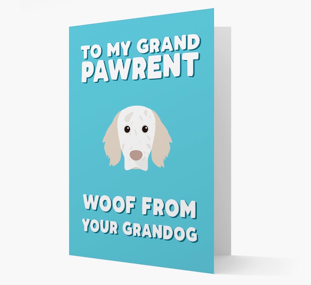 'To My Grandpawrent' - Personalised {breedFullName} Card